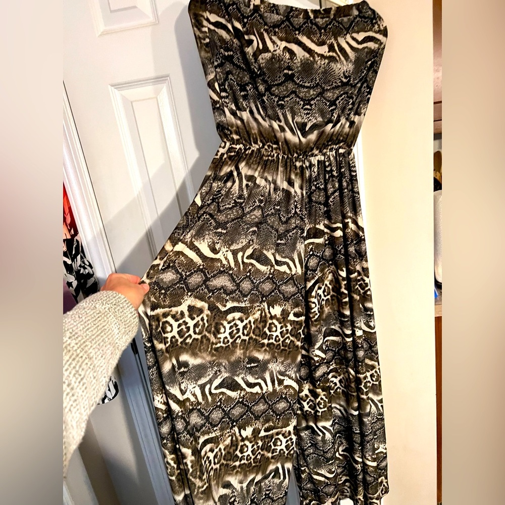Ladies Prelude brand strapless jumpsuit in M
